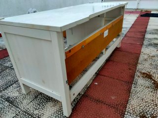 Mueble TV Ikea Hemnes Blanco Descatalogado