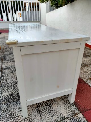 Mueble TV Ikea Hemnes Blanco Descatalogado