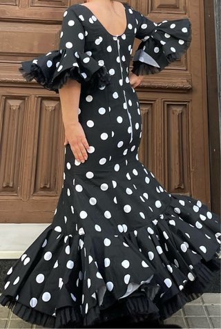 Traje de Flamenca Negro T. 38-40