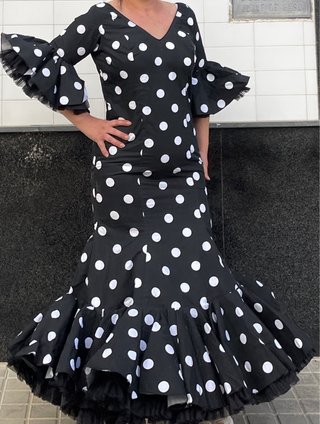 Traje de Flamenca Negro T. 38-40