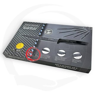 Set 5 Coltelli Royalty Line Rivestimento Antiadere