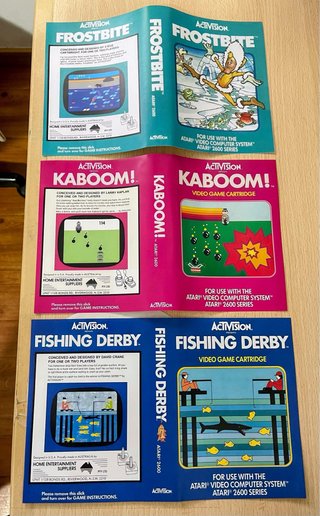 Estuches y Carátulas Atari 2600 y 7800