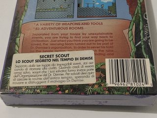 Secret Scout in the Temple of Demise - NES Sealed