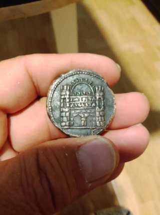 Moneda Romana Bronce Antigua