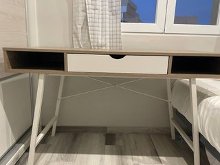 Escritorio y Silla Oficina Negro/Plata