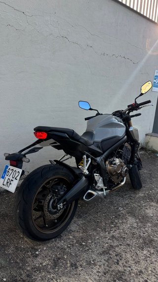 Honda CB650R 6500Km A2 Gris Plata