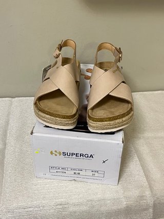 Sandali Superga vera pelle Tg 37