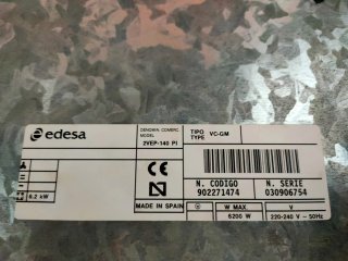 Placa vitrocerámica y horno Edesa