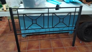 Cabecero forja negro 135cm