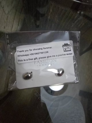 Pendientes plateados