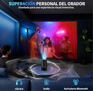 Mini Proyector 4K Support 1080p