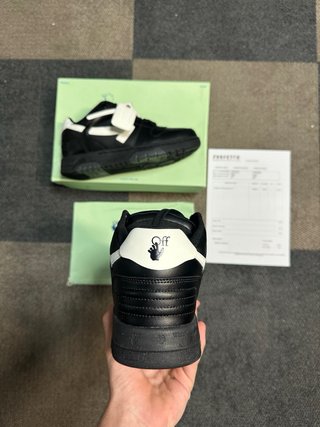 Zapatos Off-White Out Of Office Negro Blanco