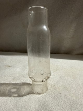 Cristal lámpara aceite vintage