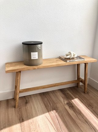 Panca in legno di pino rustico