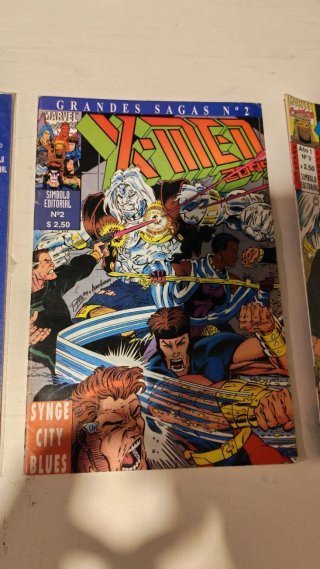 X-Men 2099 números 1, 2 y 3