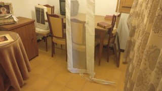 Mueble de madera con cajones