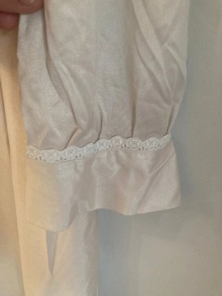 Camisón vintage blanco con encaje