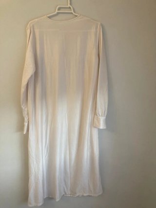 Camisón vintage blanco con encaje