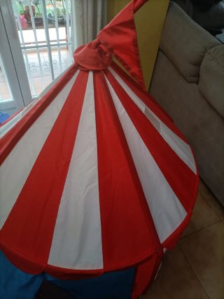 Tienda de campaña infantil tipo circo