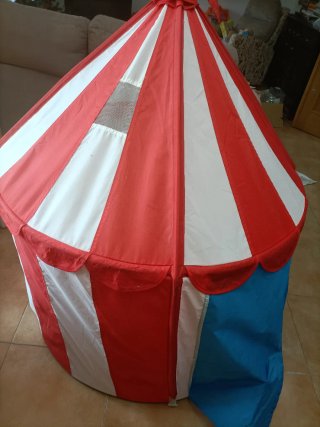Tienda de campaña infantil tipo circo