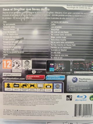 Singstar Mecano PS3 Juego Blu-ray