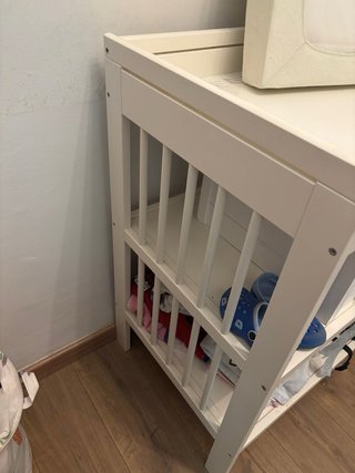 Cuna y cambiador IKEA