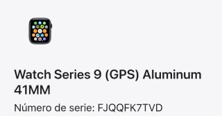 Apple Watch Series 9 41mm GPS Azul Marino