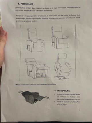 Sillón Elevador Eléctrico Piel Sintética