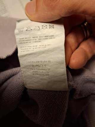 Felpa Refrigiwear lilla cotone taglia XS