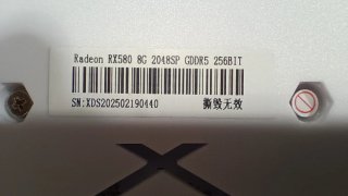 Tarjeta Gráfica AMD Radeon RX580 Blanca