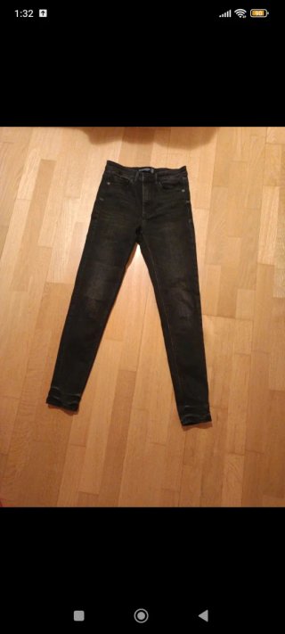 Pantalón vaquero mujer negro