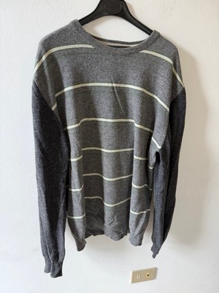 Maglione Zara grigio a righe