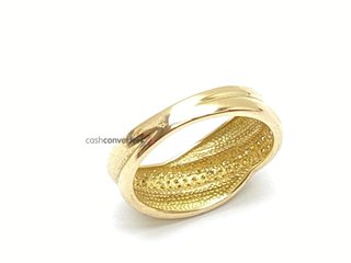 anillo oro 18k con piedra con circonita