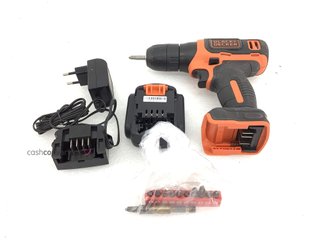 taladro a bateria black and decker bdcd12