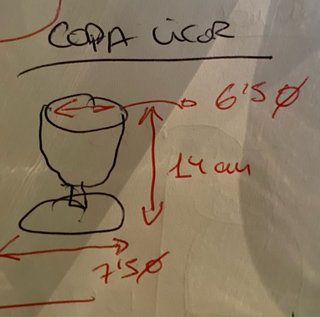 Set di 4 Calici da Liquore in Cristallo