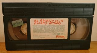 VHS El Regreso de los Muertos Vivientes Videoclub