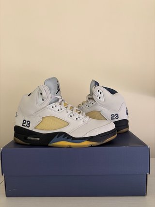 Jordan 5 A Ma Maniére Gris/Blanco Talla 40