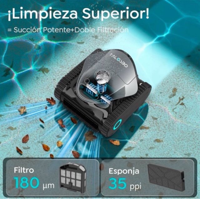 Robot Limpiafondos Talosbo C1 Gris Oscuro