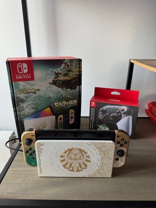 Nintendo Switch OLED Edición Zelda + Mando Pro