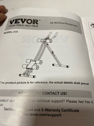 : Máquina Abdominales VEVOR 009