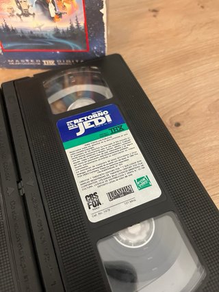 Trilogía Star Wars VHS Colección Vintage