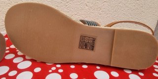 Sandalias planas mujer negras y marrones T40
