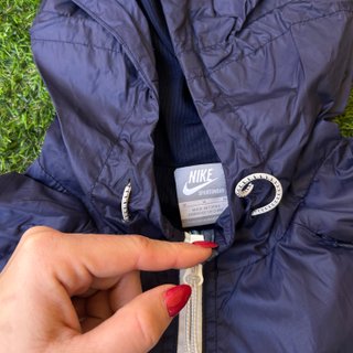 Chaqueta Cortavientos Nike Azul y Gris