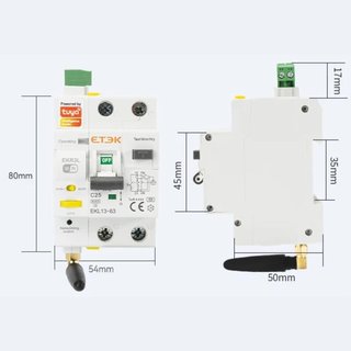 Diferencial Autorearmable WiFi Tuya EKR3L