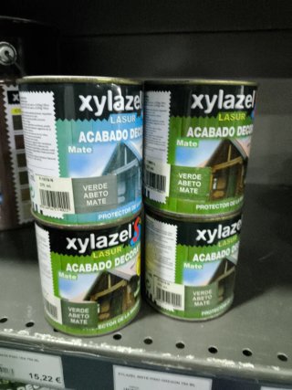 Xylazel Lasur Mate Verde Abeto 375ml