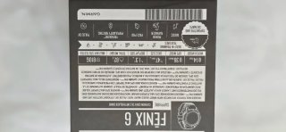 Garmin Fenix 6 Sapphire 47mm Negro/Plata
