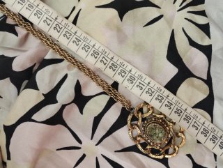 Collana vintage donna oro con pendente