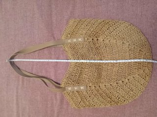 Bolso de hombro tejido verano.