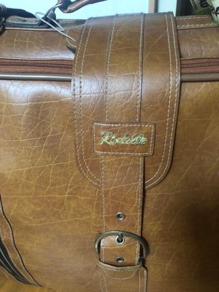 Maleta Rodelle Marrón Vintage