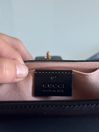 Borsa Gucci Marmont GG Nera Oro
